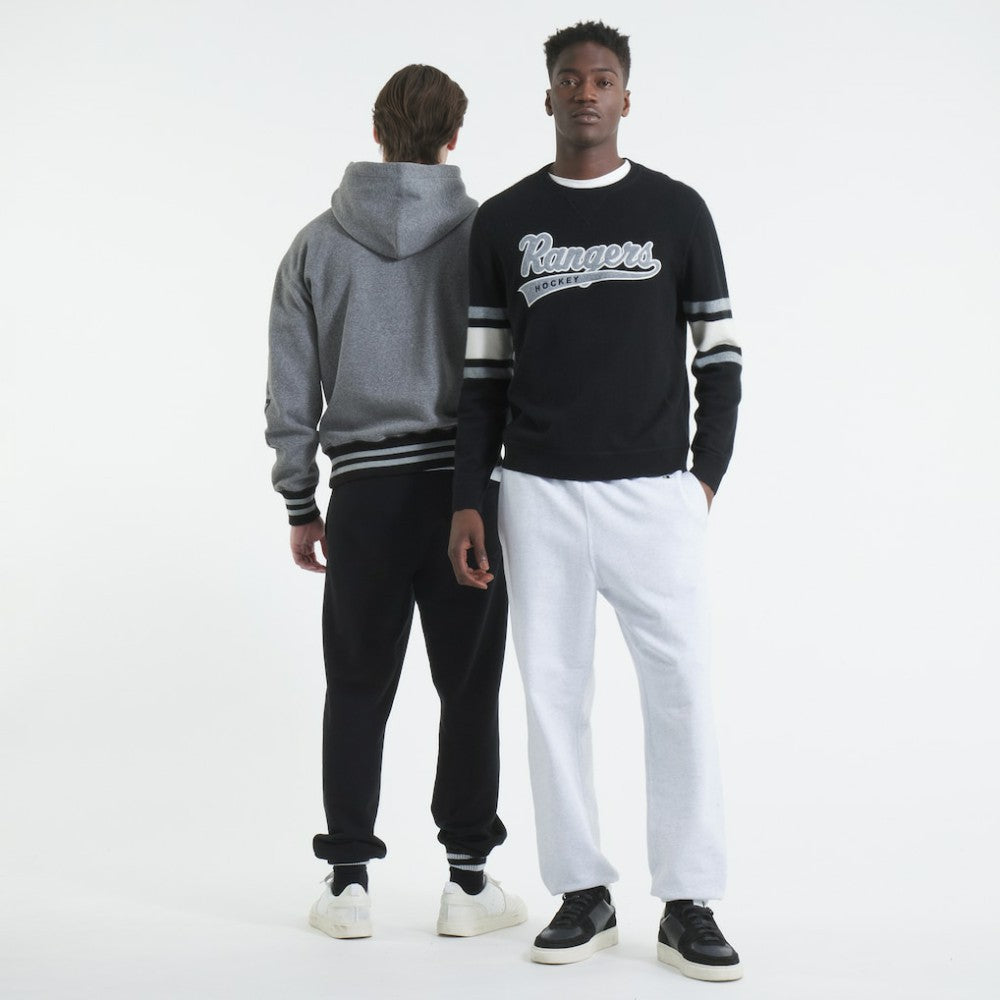 New York Rangers Todd Snyder by Fanatics Cashmere Crew Sweater Black