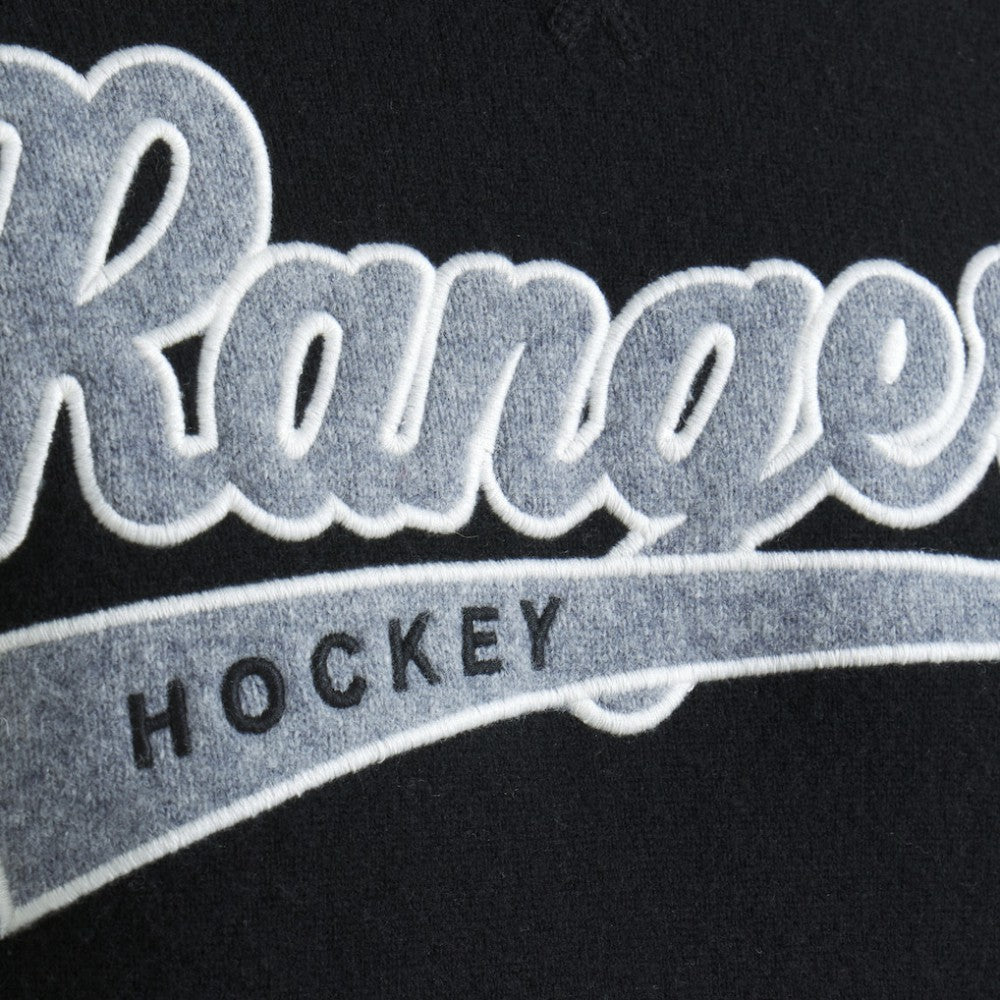 New York Rangers Todd Snyder by Fanatics Cashmere Crew Sweater Black