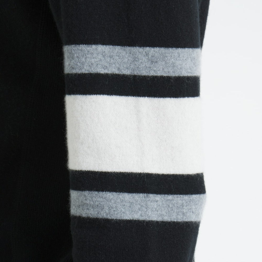 New York Rangers Todd Snyder by Fanatics Cashmere Crew Sweater Black