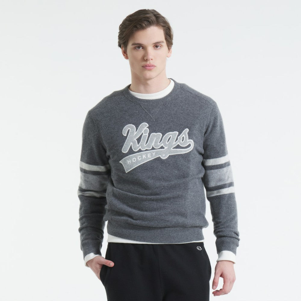 Los Angeles Kings - Todd Snyder by Fanatics Cashmere Crew Sweater Heather Gray