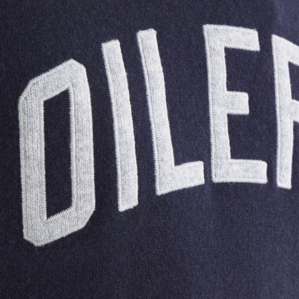Edmonton Oilers - Todd Snyder by Fanatics Cashmere Hooded Sweater Navy