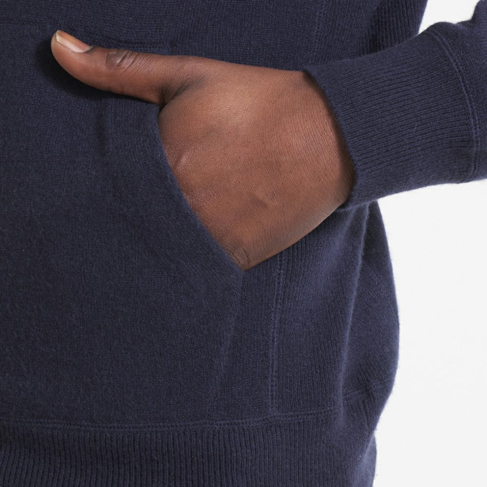 Edmonton Oilers - Todd Snyder by Fanatics Cashmere Hooded Sweater Navy