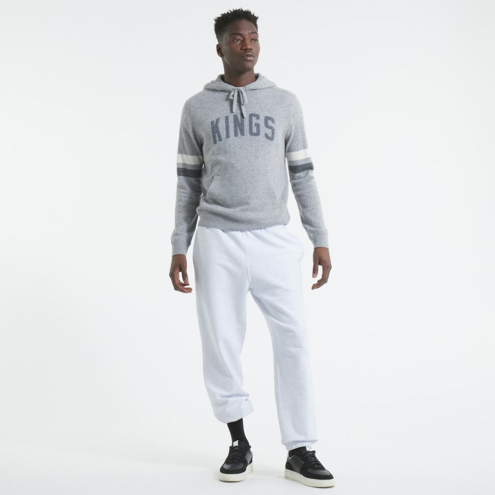 Los Angeles Kings - Todd Snyder by Fanatics Cashmere Hooded Sweater Athletic Heather Gray