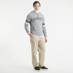 New York Rangers Todd Snyder by Fanatics Cashmere Hooded Sweater Athletic Heather Gray