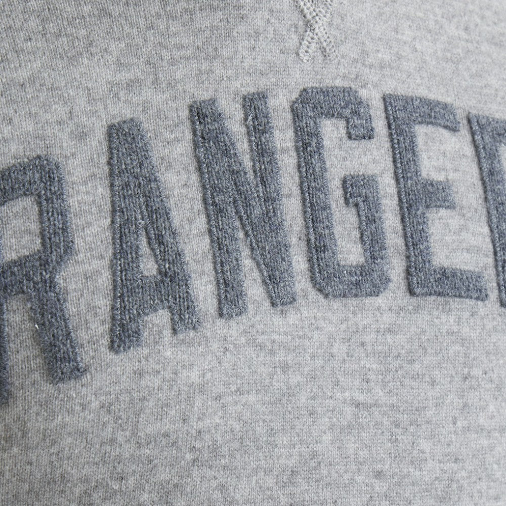 New York Rangers Todd Snyder by Fanatics Cashmere Hooded Sweater Athletic Heather Gray