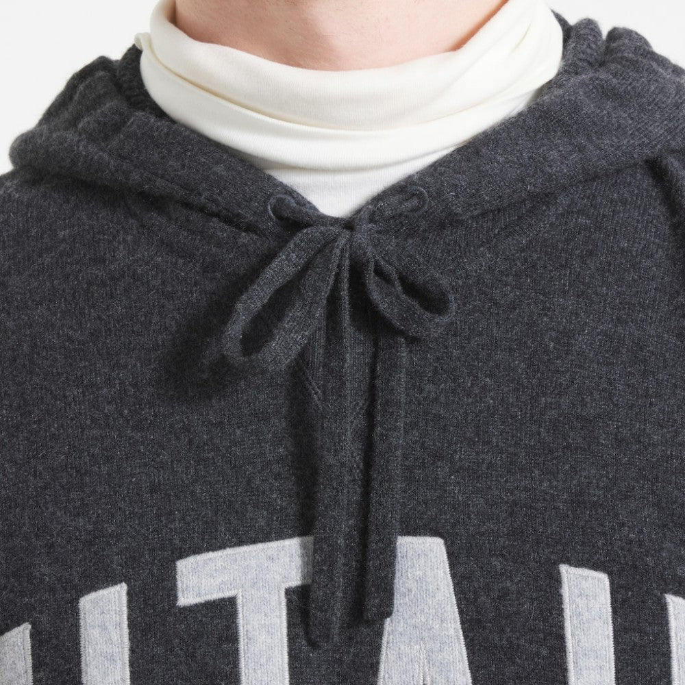 Utah Mammoth - Todd Snyder by Fanatics Cashmere Hooded Sweater Heather Black