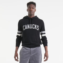 Vancouver Canucks - Todd Snyder by Fanatics Cashmere Hooded Sweater Black