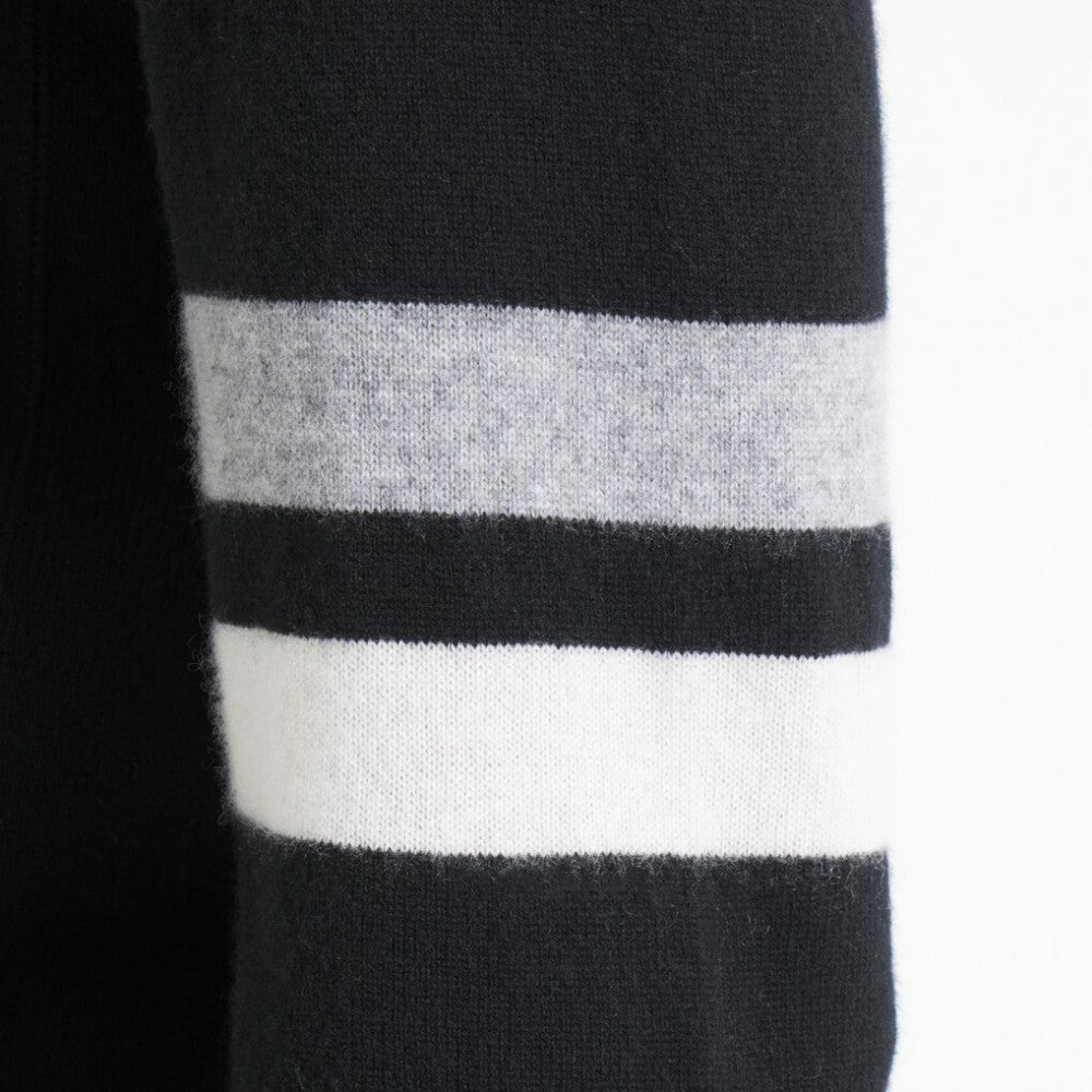 Vancouver Canucks - Todd Snyder by Fanatics Cashmere Hooded Sweater Black