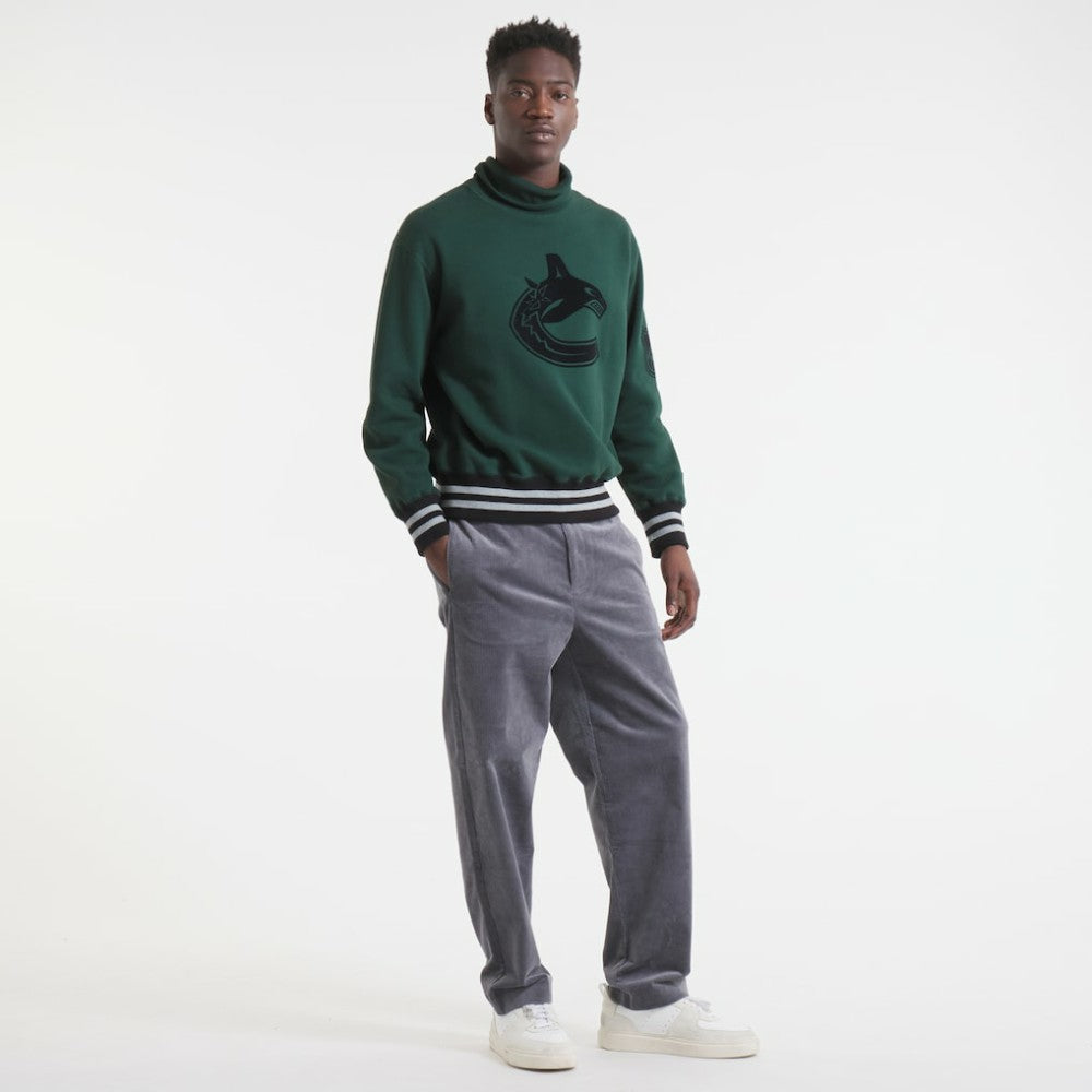 Vancouver Canucks - Todd Snyder by Fanatics Relaxed Canadian Fleece Turtleneck Dark Green
