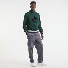 Vancouver Canucks - Todd Snyder by Fanatics Relaxed Canadian Fleece Turtleneck Dark Green