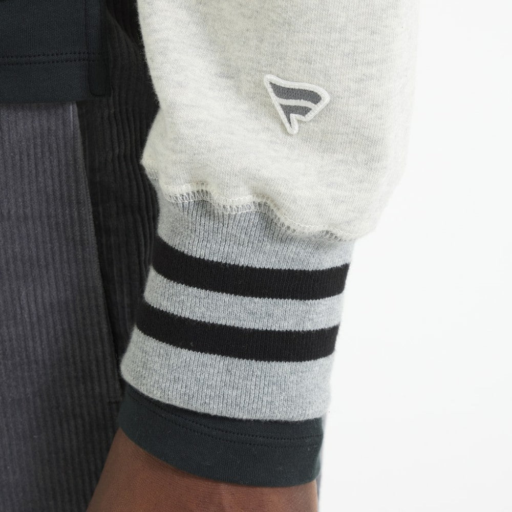 New York Rangers Todd Snyder by Fanatics Relaxed Canadian Fleece Turtleneck Heather Gray