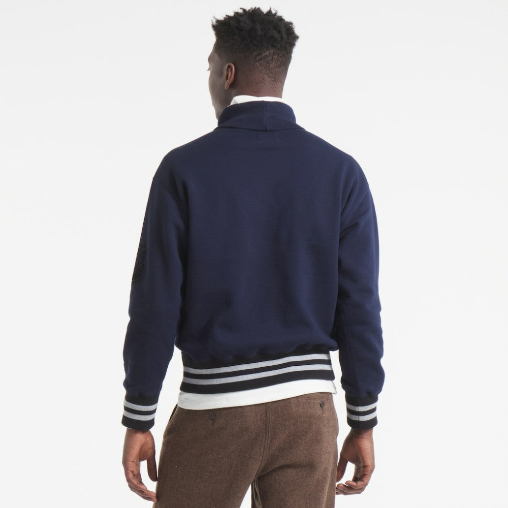 Edmonton Oilers - Todd Snyder by Fanatics Relaxed Canadian Fleece Turtleneck Navy
