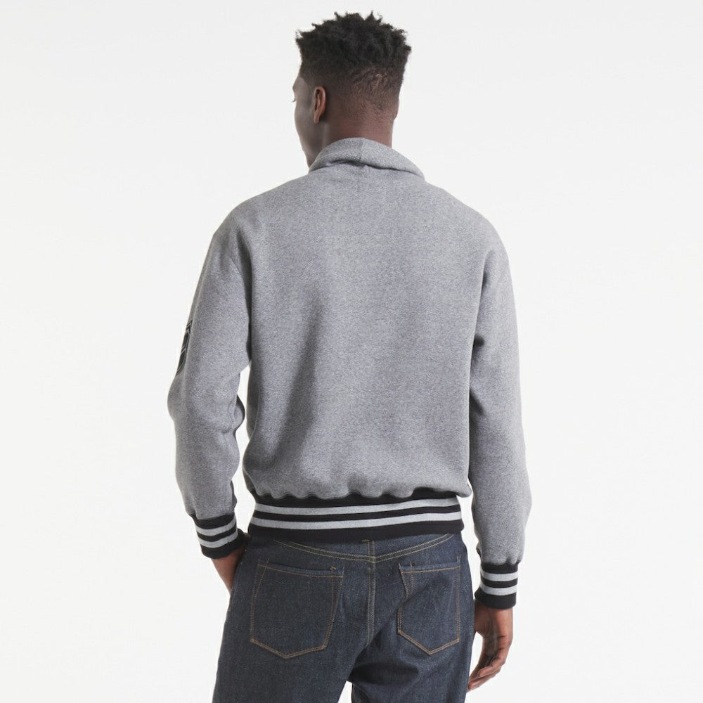 Utah Mammoth - Todd Snyder by Fanatics Relaxed Canadian Fleece Turtleneck Dark Heather Gray