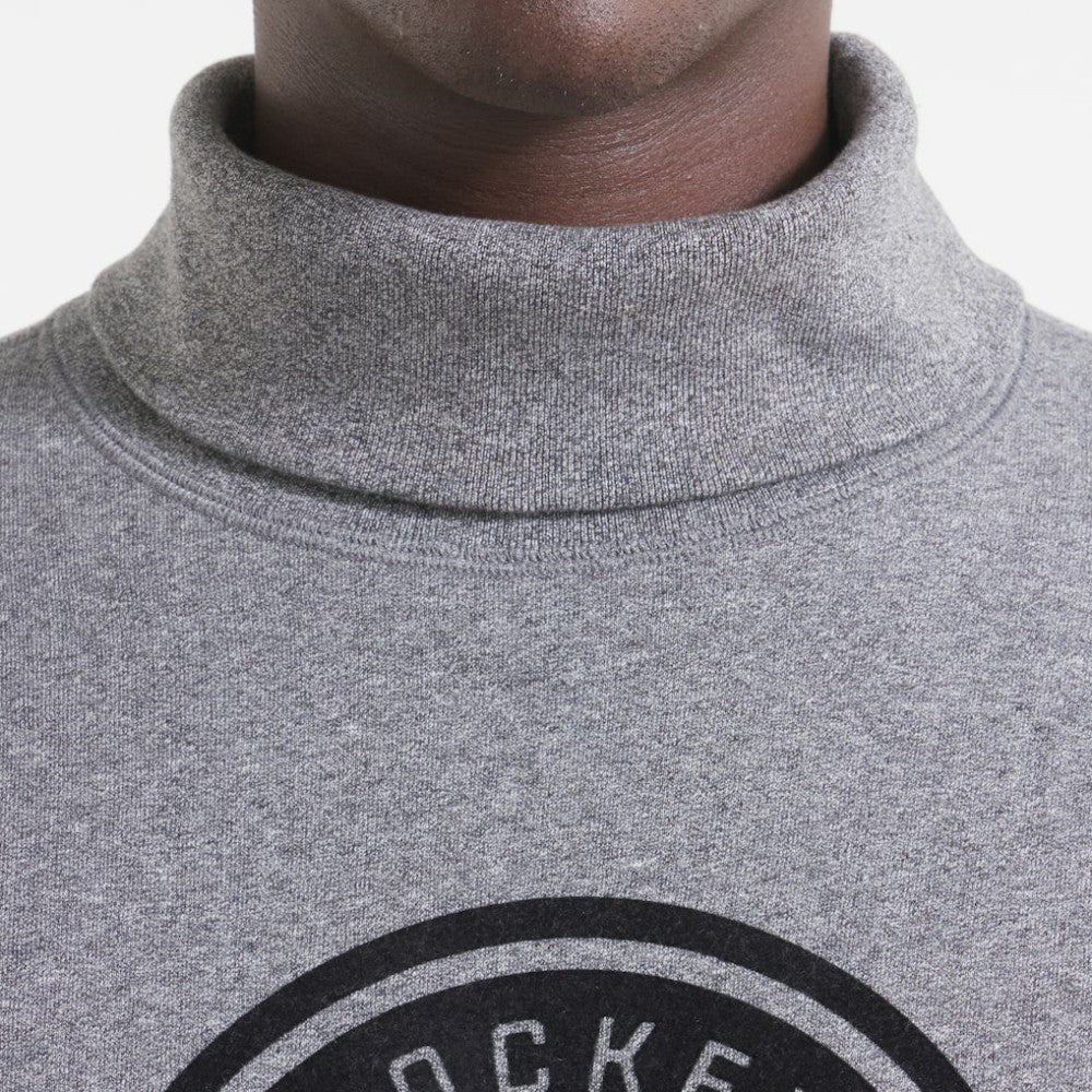 Utah Mammoth - Todd Snyder by Fanatics Relaxed Canadian Fleece Turtleneck Dark Heather Gray
