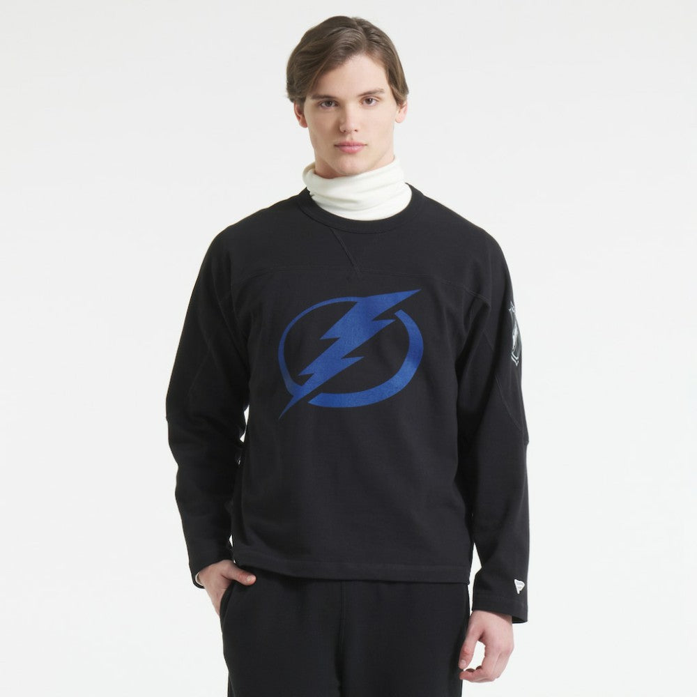 Tampa Bay Lightning Todd Snyder by Fanatics Heavyweight Football Jersey - Black | NHL Jerseys