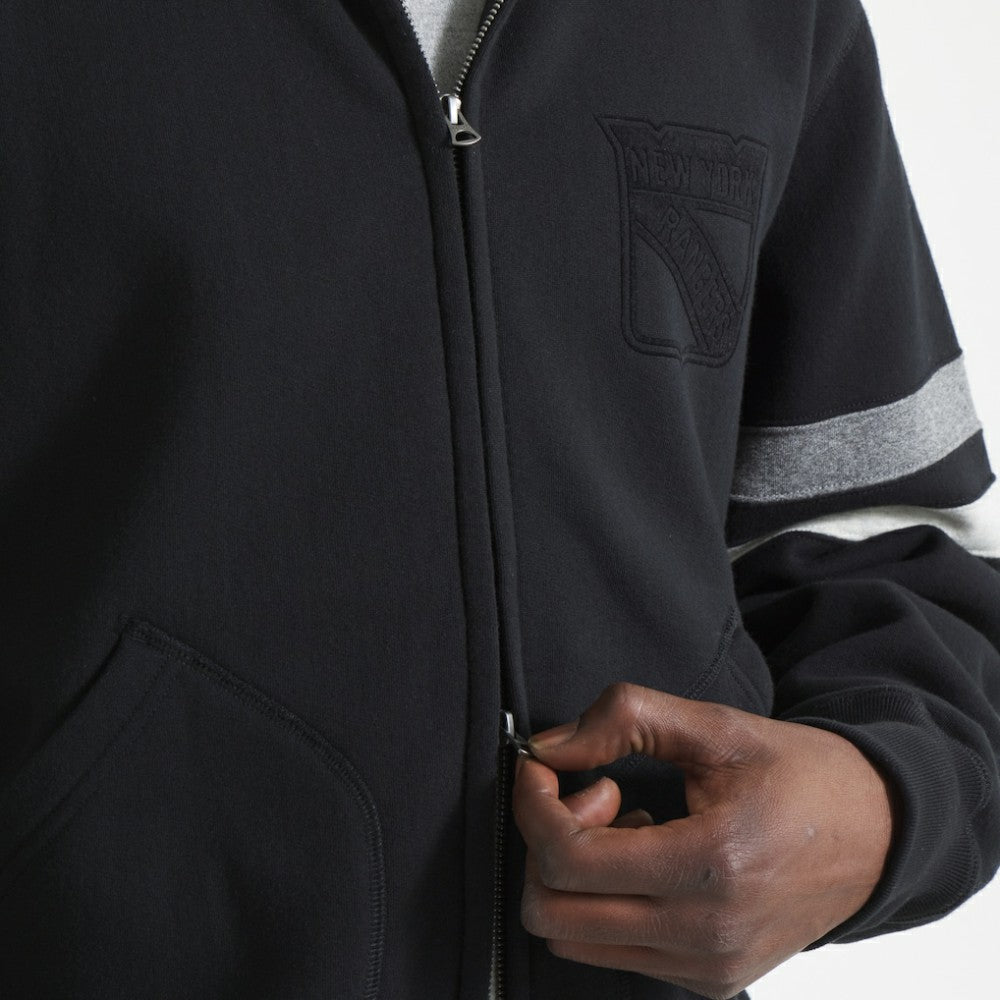 New York Rangers Todd Snyder by Fanatics Full-Zip Fleece Black
