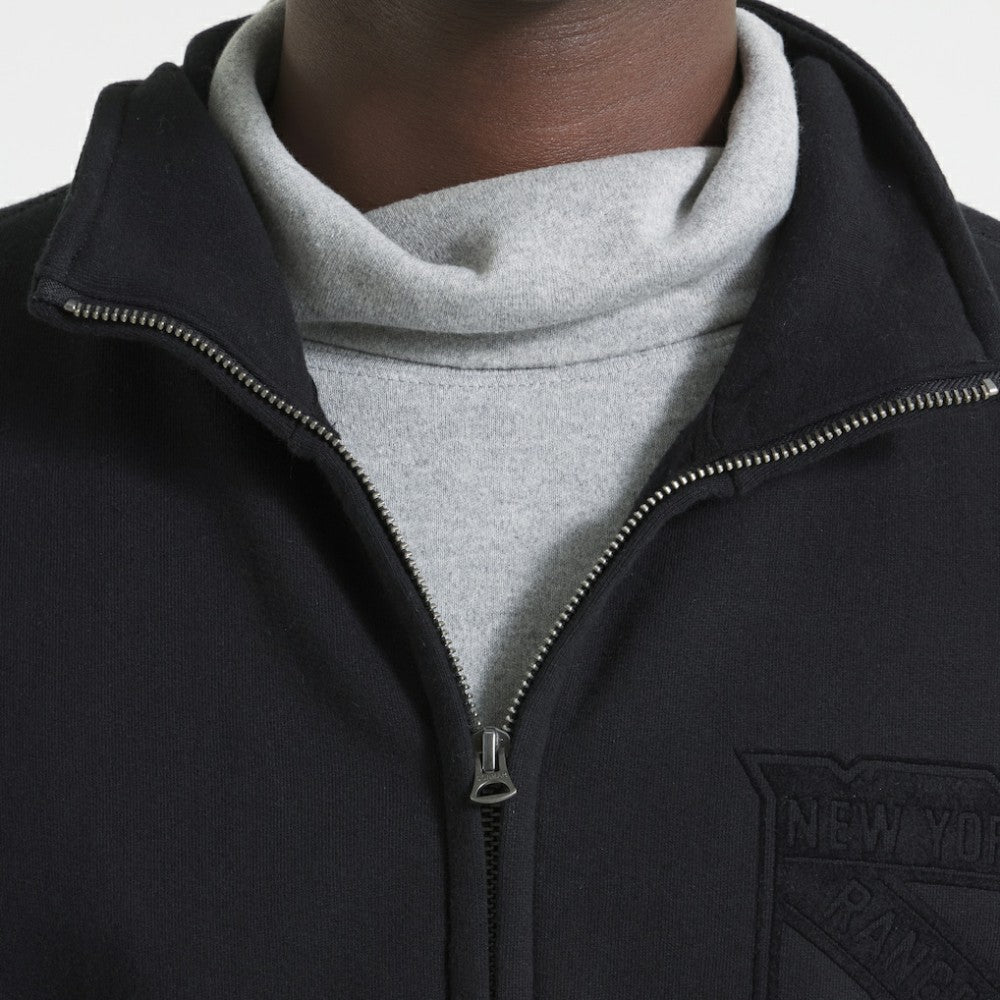 New York Rangers Todd Snyder by Fanatics Full-Zip Fleece Black