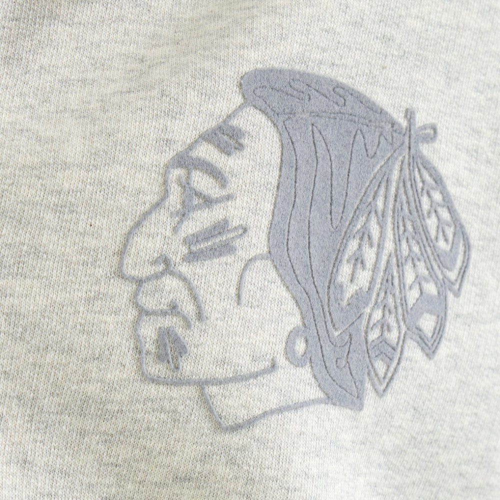 Chicago Blackhawks Todd Snyder by Fanatics Full-Zip Fleece Heather Gray