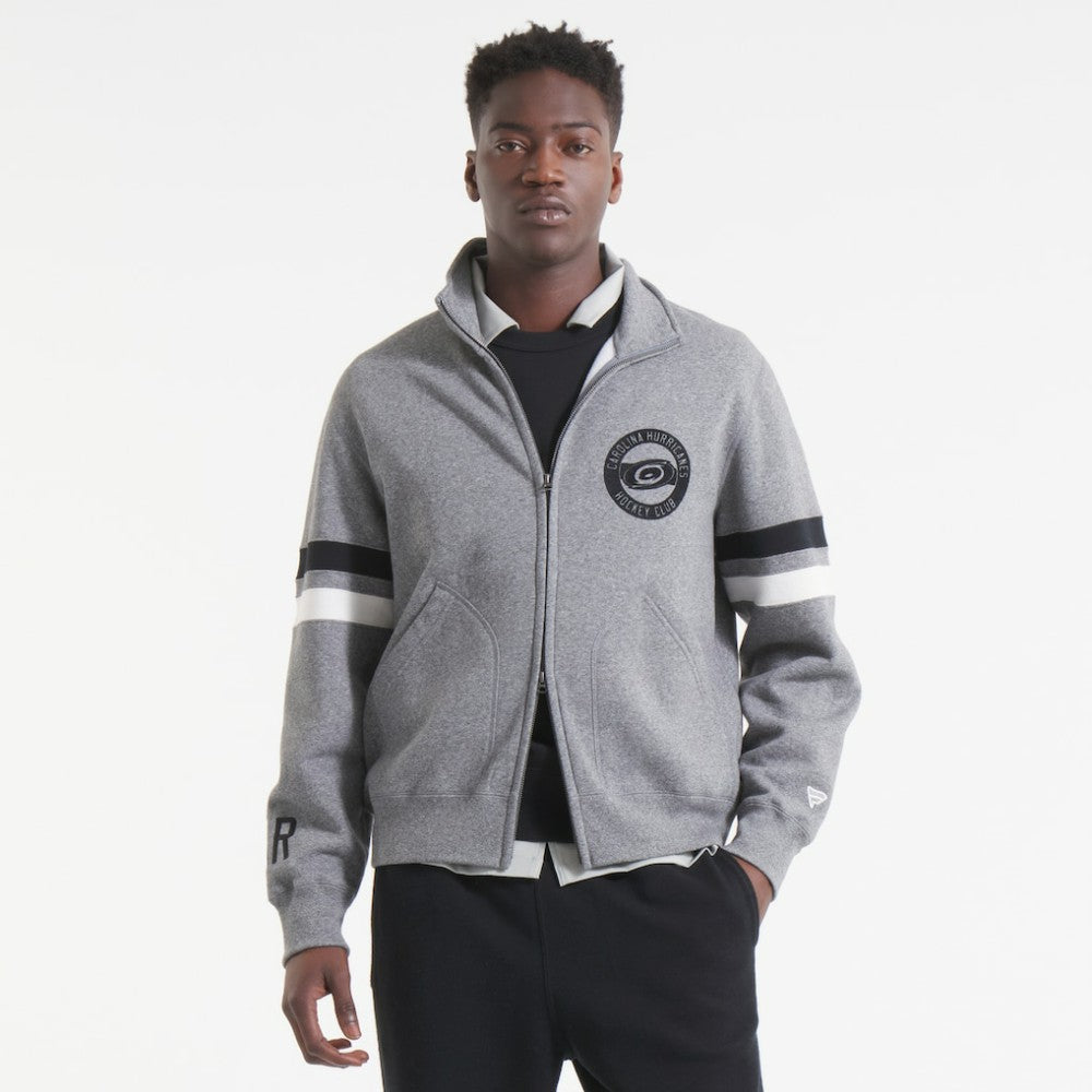 Carolina Hurricanes - Todd Snyder by Fanatics Full-Zip Fleece Dark Heather Gray