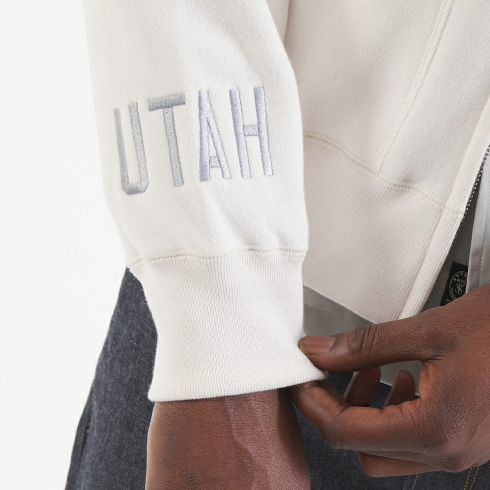 Utah Mammoth - Todd Snyder by Fanatics Full-Zip Fleece White