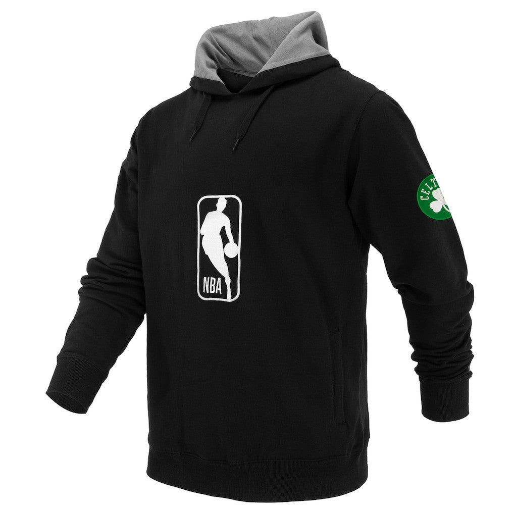 NBA - Boston Celtics FISLL Unisex Logoman Shadow Collection Pullover Hoodie - Black