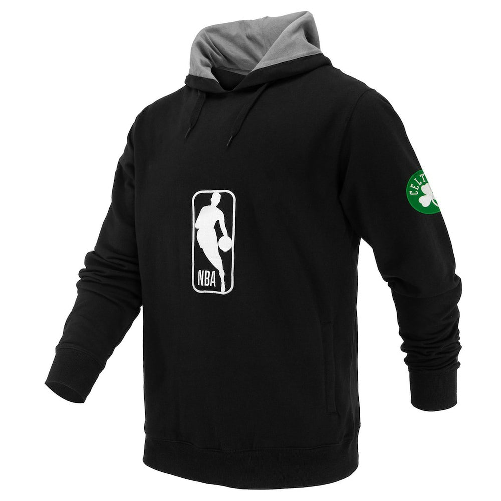 NBA - Boston Celtics FISLL Unisex Logoman Shadow Collection Pullover Hoodie - Black