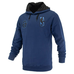 NBA - Denver Nuggets FISLL Unisex Logoman Shadow Collection Pullover Hoodie - Navy