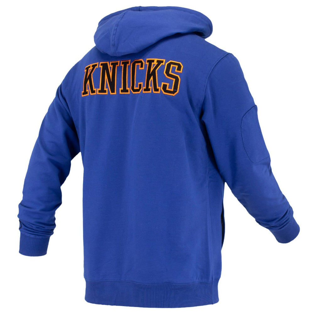 NBA - New York Knicks FISLL Unisex Logoman Shadow Collection Pullover Hoodie - Blue