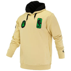 NBA - Boston Celtics FISLL Unisex Logoman Shadow Collection Pullover Hoodie - Cream
