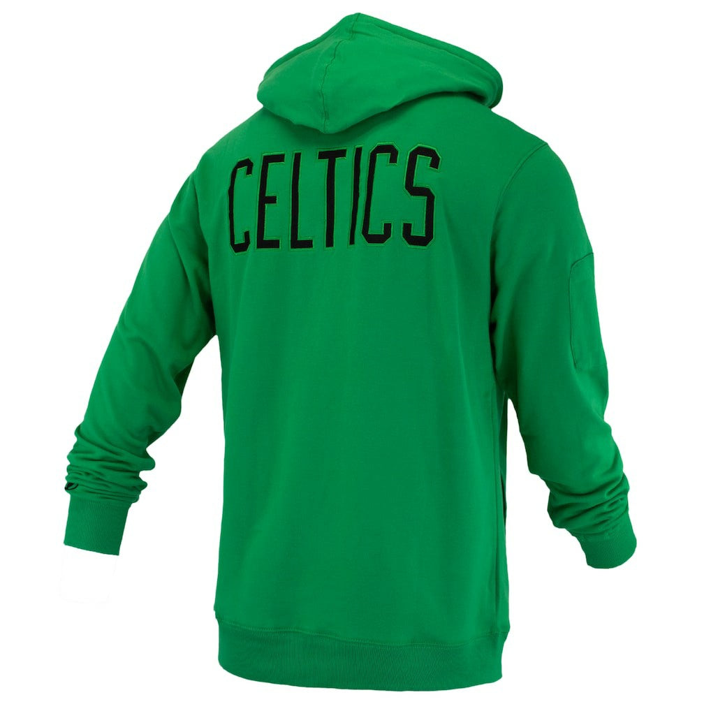 NBA - Boston Celtics FISLL Unisex Logoman Shadow Collection Pullover Hoodie - Kelly Green