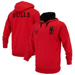 NBA - Chicago Bulls FISLL Unisex Logoman Shadow Collection Pullover Hoodie - Red