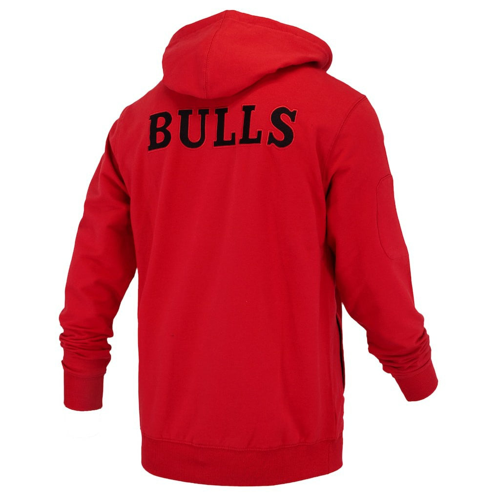 NBA - Chicago Bulls FISLL Unisex Logoman Shadow Collection Pullover Hoodie - Red
