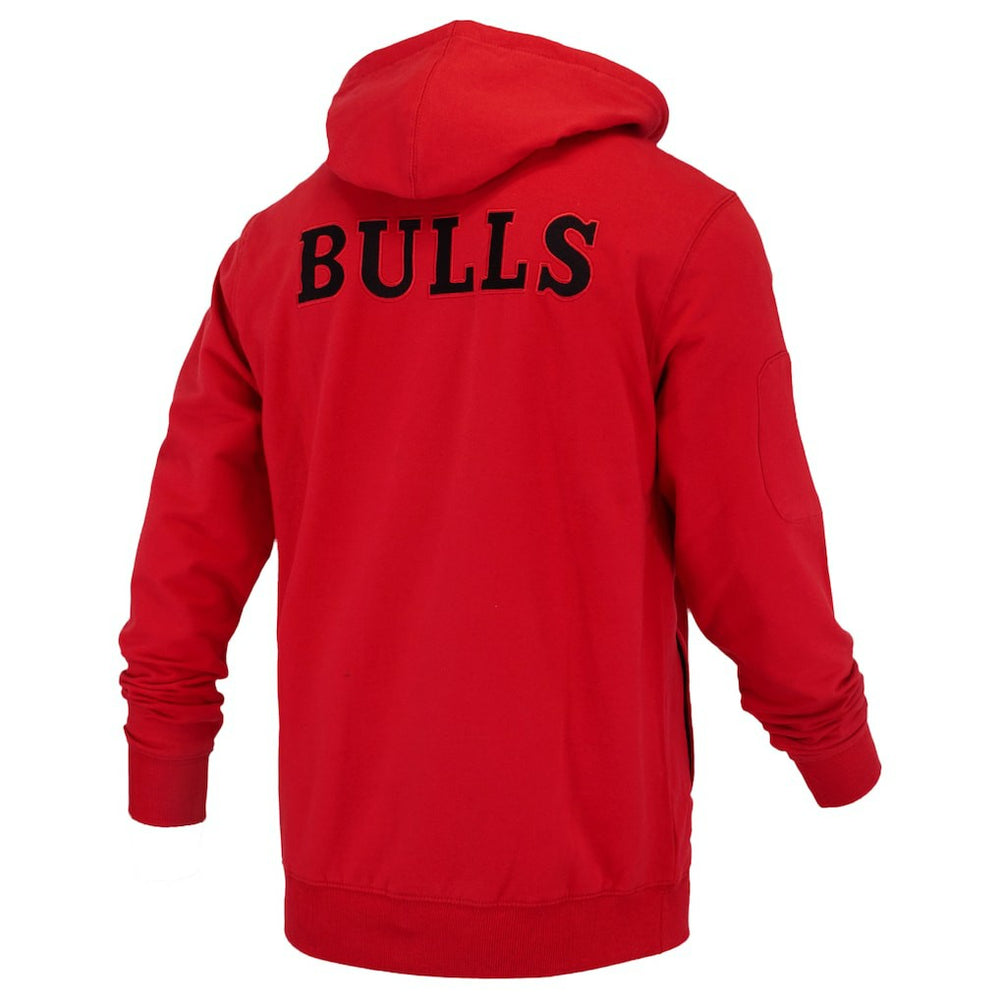 NBA - Chicago Bulls FISLL Unisex Logoman Shadow Collection Pullover Hoodie - Red