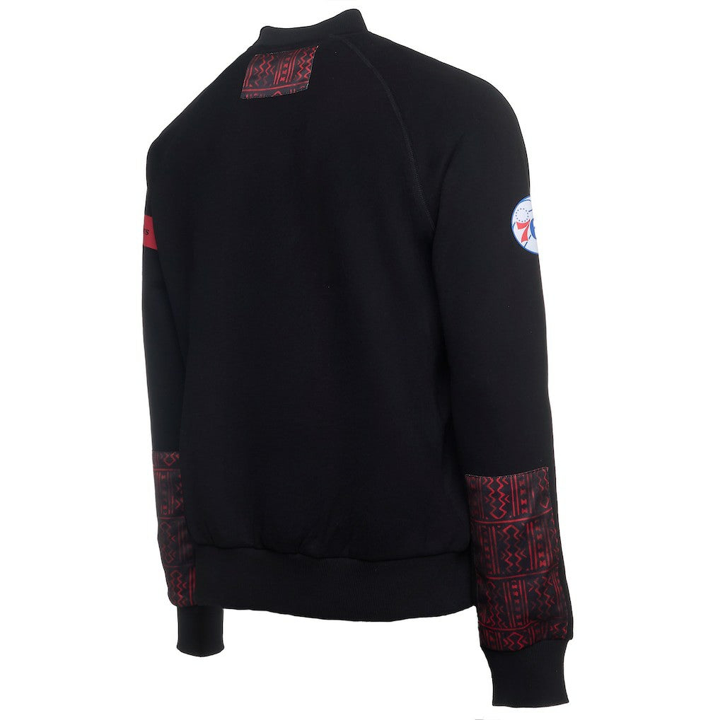 NBA - Philadelphia 76ers NBA x Two Hype Culture & Hoops Collection Premium Pullover Sweatshirt - Black