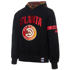 NBA - Atlanta Hawks NBA x Two Hype Culture & Hoops Collection Premium Pullover Hoodie - Black