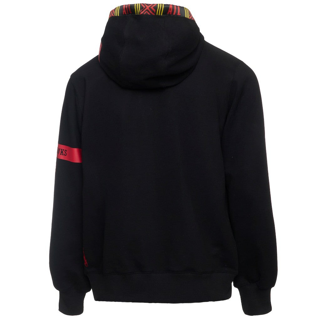 NBA - Atlanta Hawks NBA x Two Hype Culture & Hoops Collection Premium Pullover Hoodie - Black