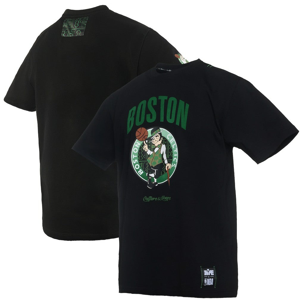 NBA - Boston Celtics NBA x Two Hype Culture & Hoops Collection Premium T-Shirt - Black