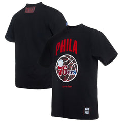 NBA - Philadelphia 76ers NBA x Two Hype Culture & Hoops Collection Premium T-Shirt - Black