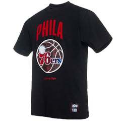 NBA - Philadelphia 76ers NBA x Two Hype Culture & Hoops Collection Premium T-Shirt - Black