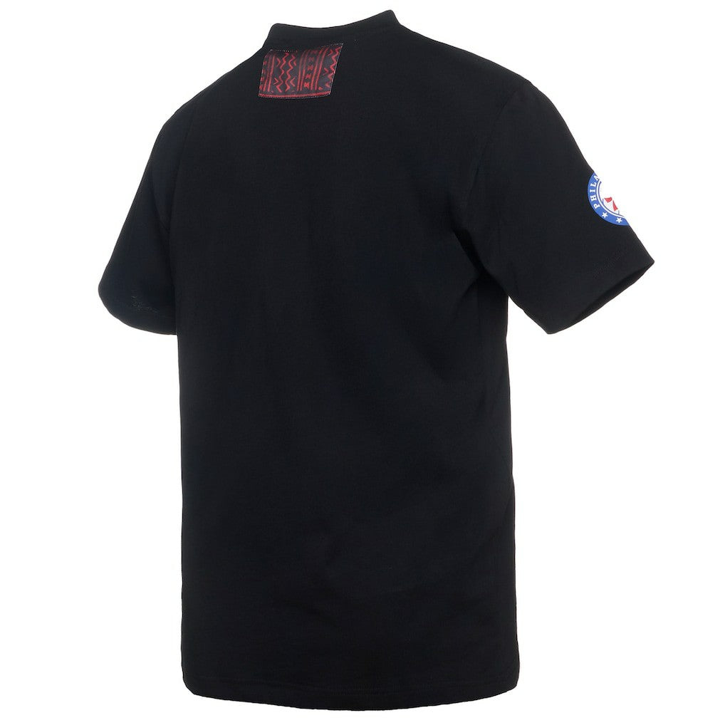 NBA - Philadelphia 76ers NBA x Two Hype Culture & Hoops Collection Premium T-Shirt - Black