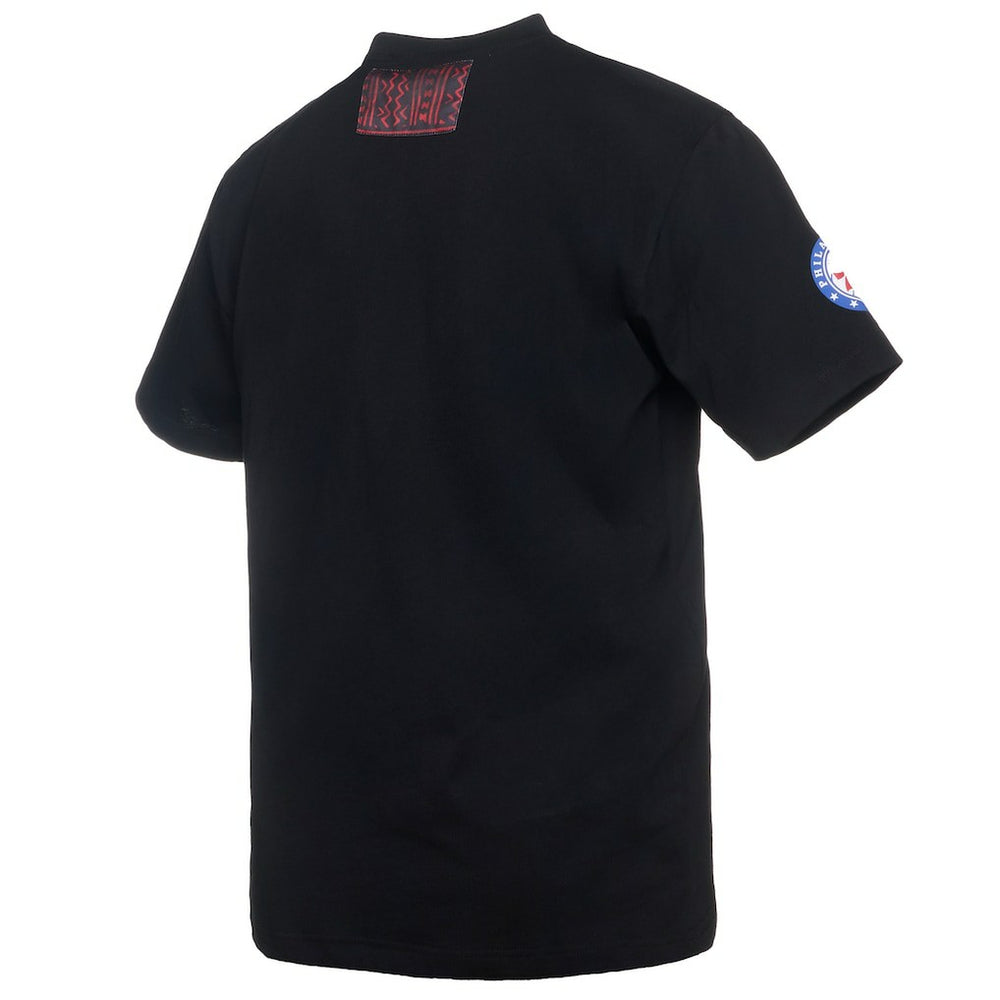 NBA - Philadelphia 76ers NBA x Two Hype Culture & Hoops Collection Premium T-Shirt - Black