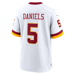Jayden Daniels Washington Commanders Game Super Bowl Era Jersey White - Nike