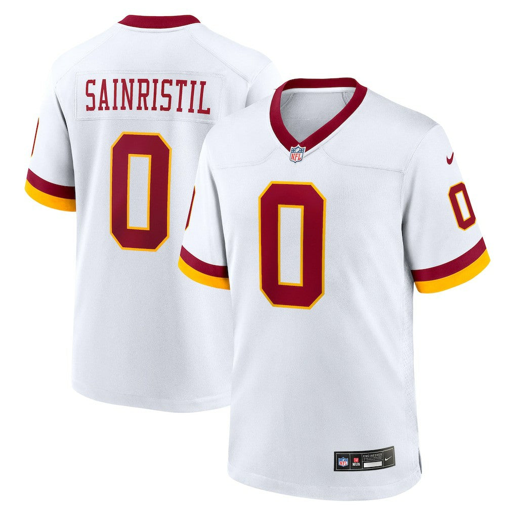 Mike Sainristil Washington Commanders Game Super Bowl Era Jersey - White | NFL Jerseys