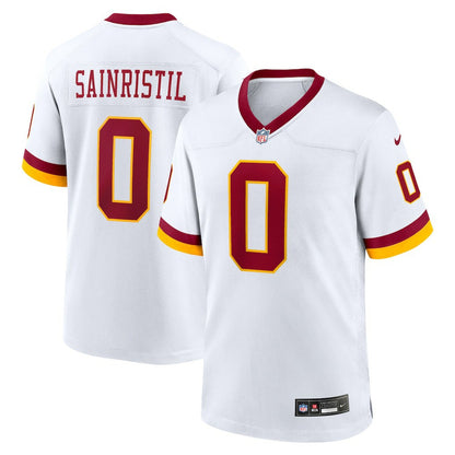 Mike Sainristil Washington Commanders Game Super Bowl Era Jersey - White | NFL Jerseys