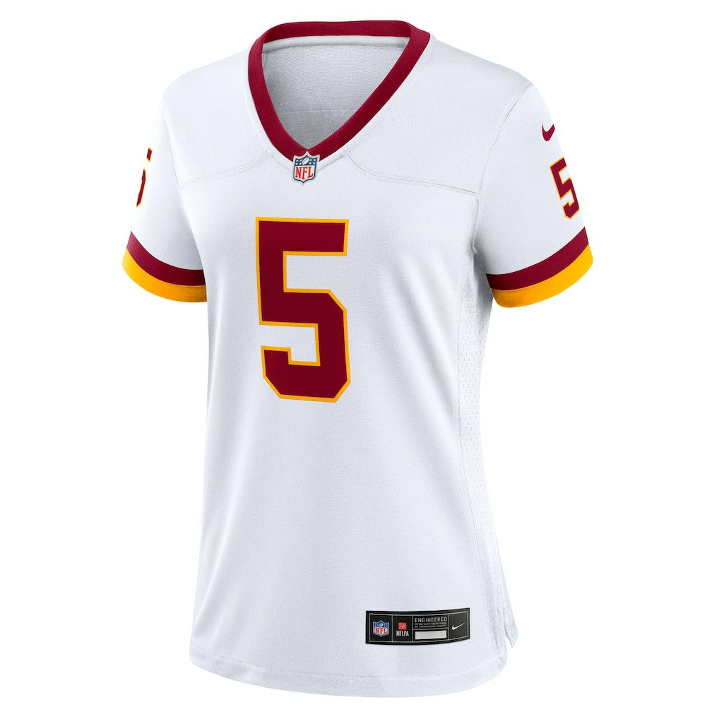 Jayden Daniels Washington Commanders Women's Game Super Bowl Era Jersey White - Nike