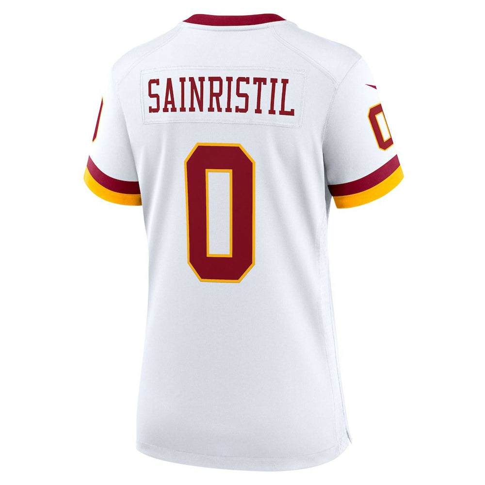 Mike Sainristil Washington Commanders Women's Game Super Bowl Era Jersey White - Nike