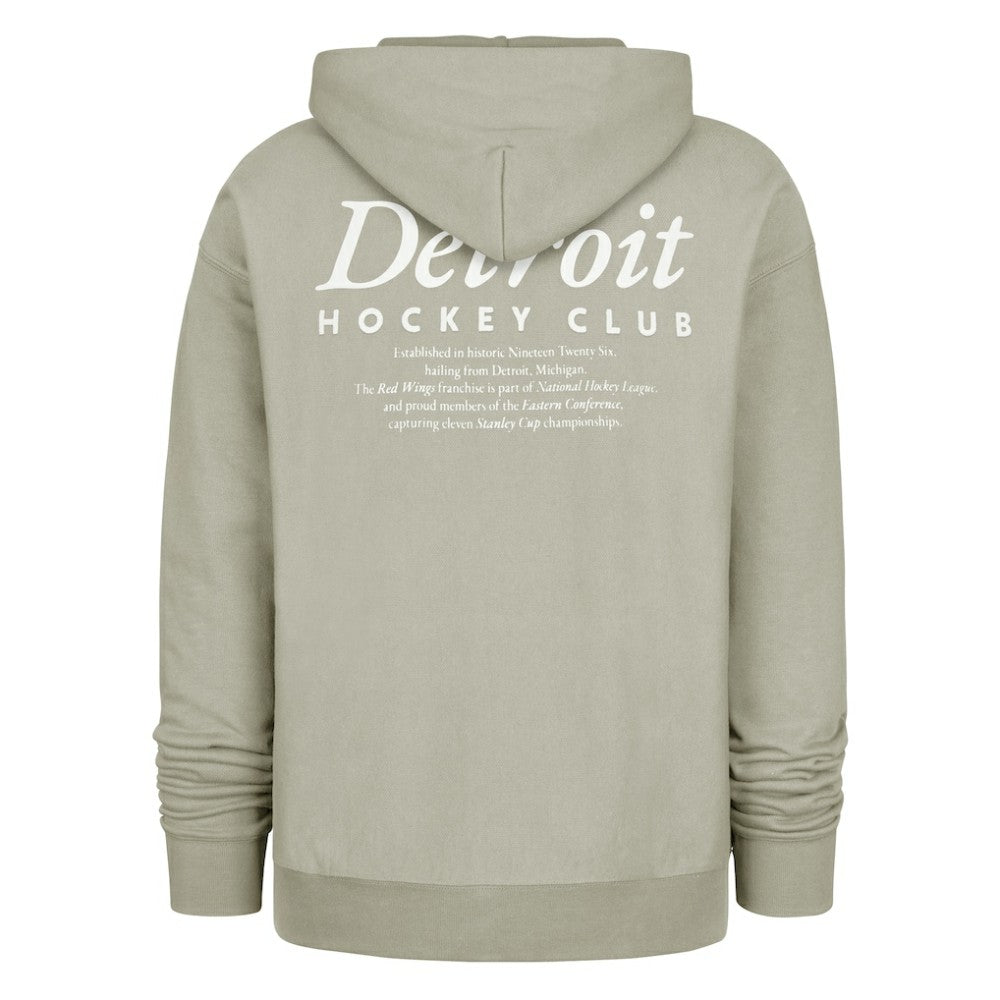 Detroit Red Wings - '47  Foundation Pullover Hoodie Gray