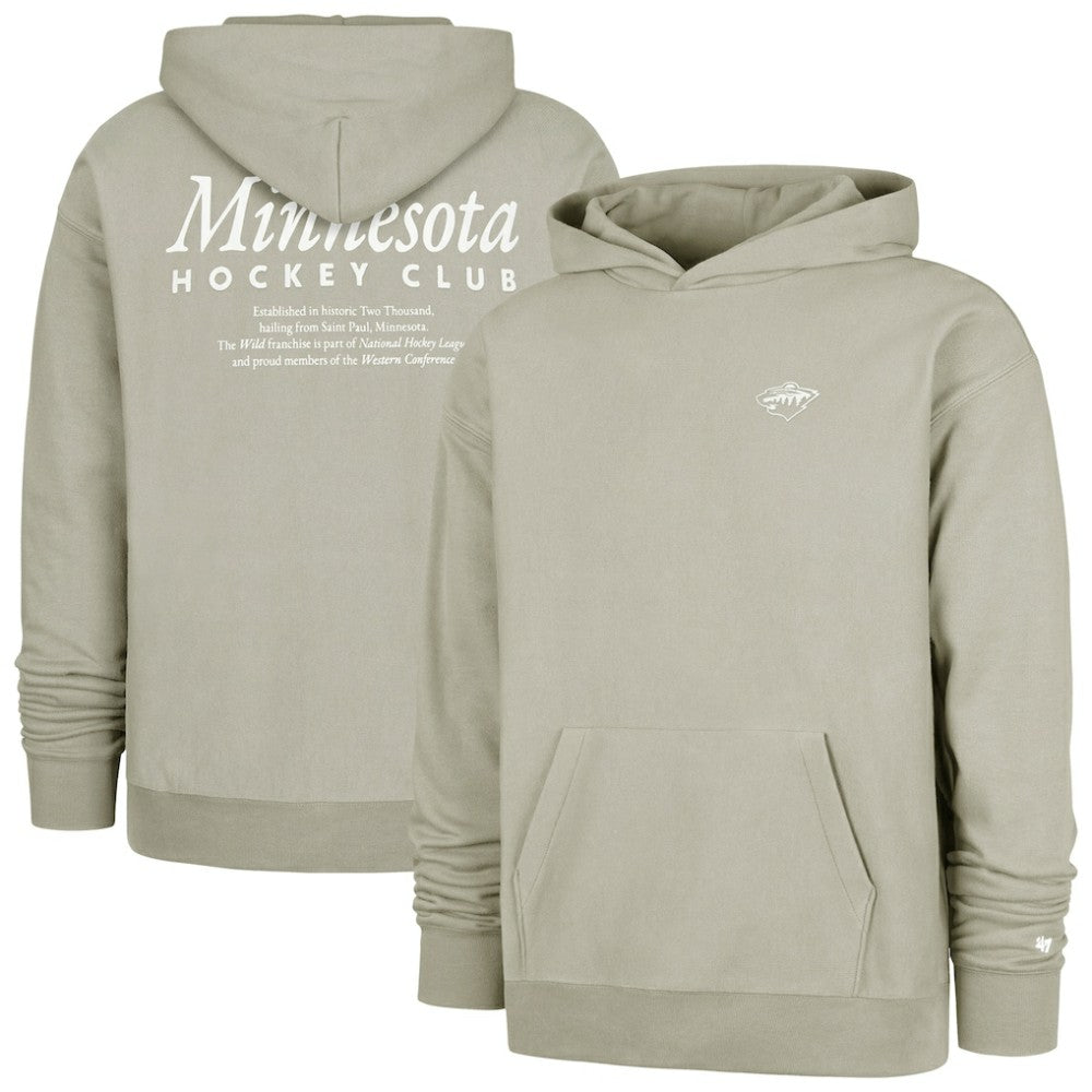 Minnesota Wild - '47  Foundation Pullover Hoodie Gray