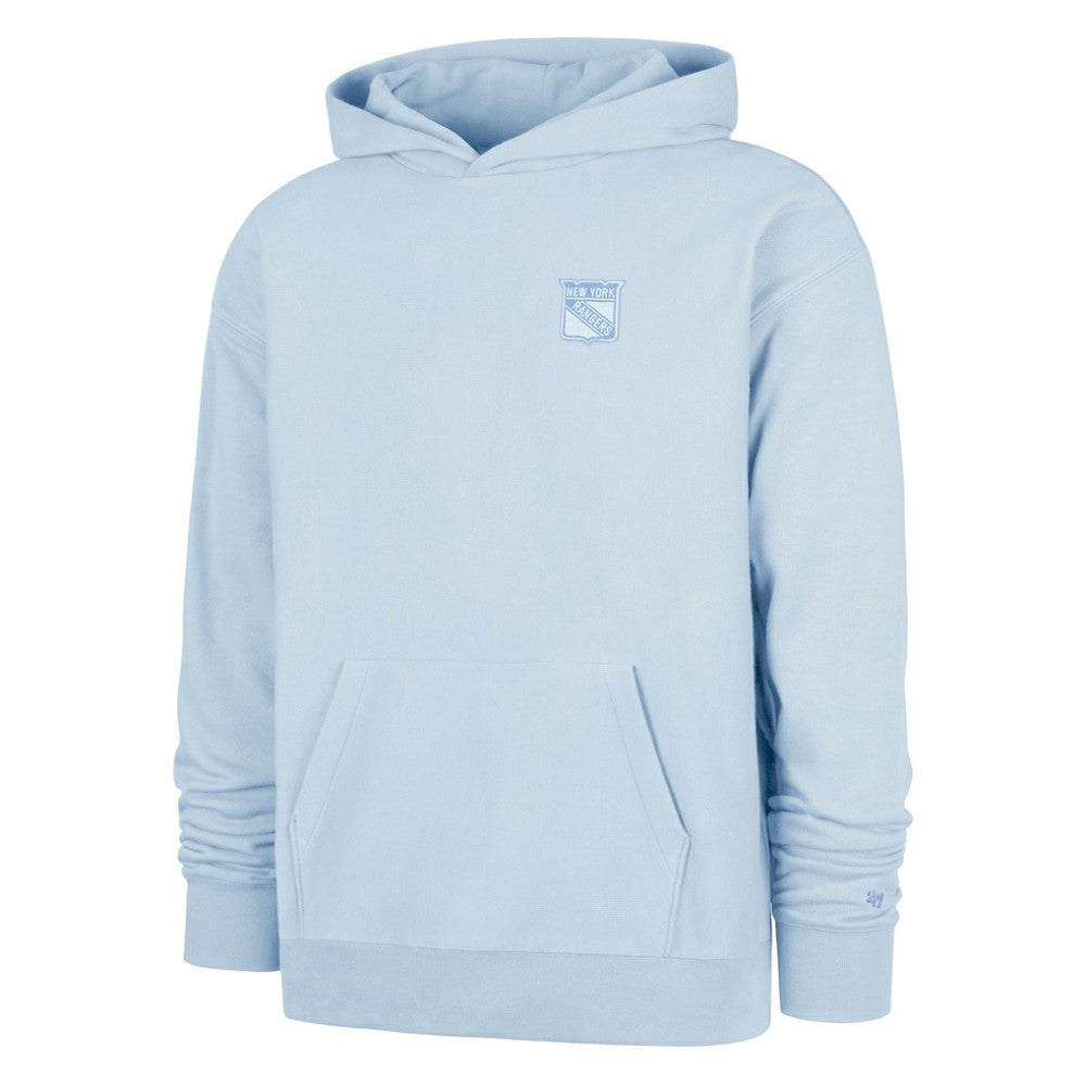 New York Rangers '47  Foundation Pullover Hoodie Light Blue