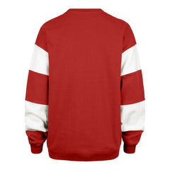 New Jersey Devils - '47 Women's Eephus Barred Pullover Sweatshirt Red